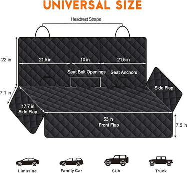 Universal Waterproof Car Floor Mats – All-Weather Non-Slip Interior Protection